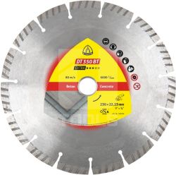 Diamantov kot DT350BT 180x2,6x22,23mm